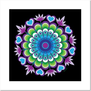 Mandala Love 3 Posters and Art